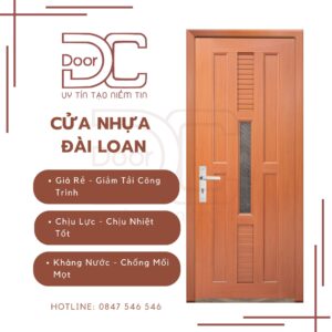 Cửa Nhựa Đài Loan DC24.DL-YY.24
