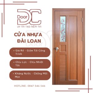 Cửa Nhựa Đài Loan DC24.DL-YY.25