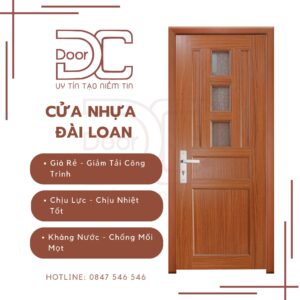 Cửa Nhựa Đài Loan DC24.DL-YY.42