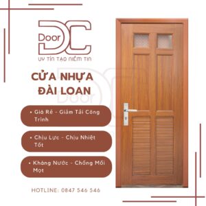 Cửa Nhựa Đài Loan DC24.DL-YY.46