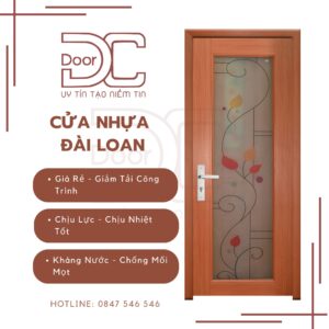 Cửa Nhựa Đài Loan DC24.DL-YY.80