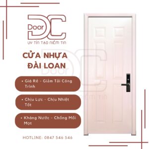 Cửa Nhựa Đài Loan DC24.DLd-01.805
