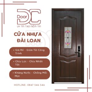 Cửa Nhựa Đài Loan DC24.DLd-03.801C-2