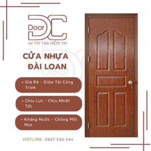 Cửa Nhựa Đài Loan DC24.DLd-04.806