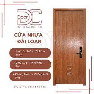 Cửa Nhựa Đài Loan DC24.DLd-05.808g